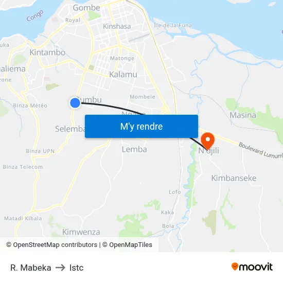R. Mabeka to Istc map