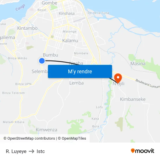 R. Luyeye to Istc map