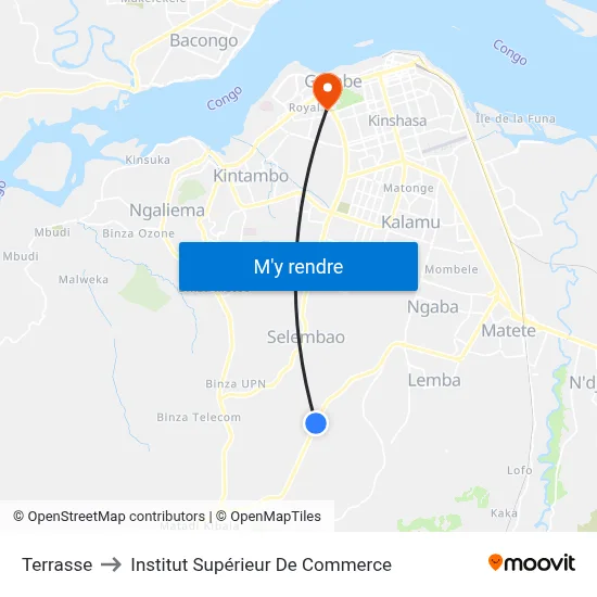 Terrasse to Institut Supérieur De Commerce map
