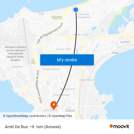 Arrêt De Bus to Ism (Annexe) map