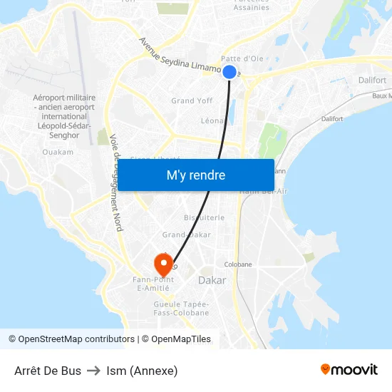 Arrêt De Bus to Ism (Annexe) map