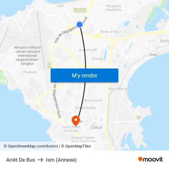 Arrêt De Bus to Ism (Annexe) map