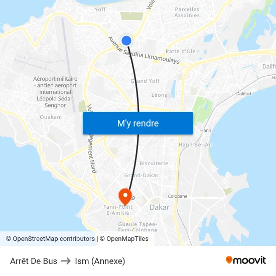 Arrêt De Bus to Ism (Annexe) map