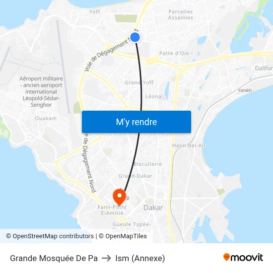 Grande Mosquée De Pa to Ism (Annexe) map