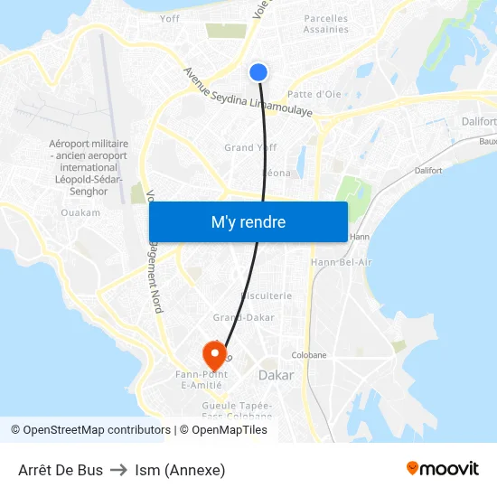 Arrêt De Bus to Ism (Annexe) map