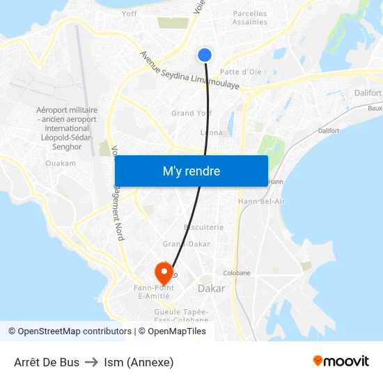 Arrêt De Bus to Ism (Annexe) map