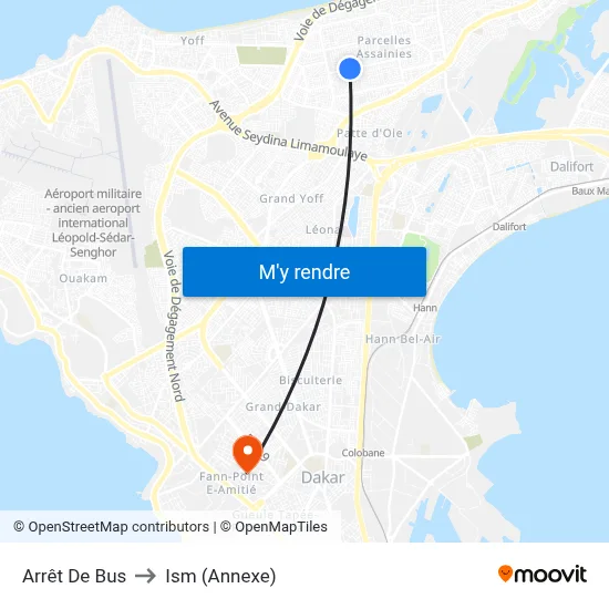 Arrêt De Bus to Ism (Annexe) map