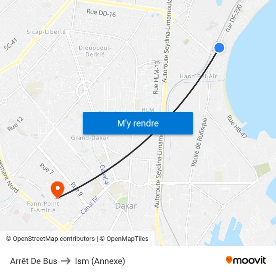 Arrêt De Bus to Ism (Annexe) map