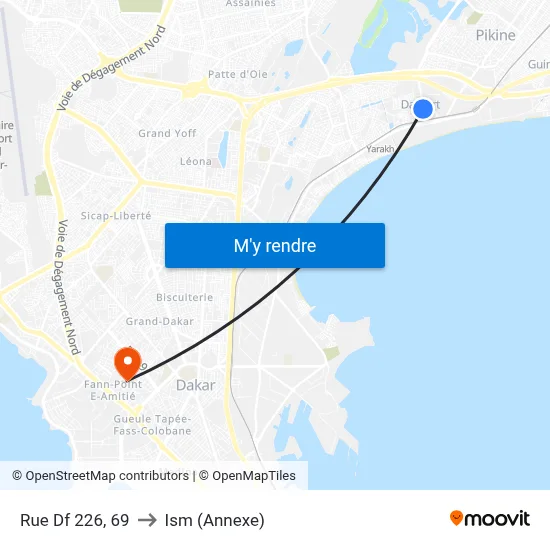 Rue Df 226, 69 to Ism (Annexe) map