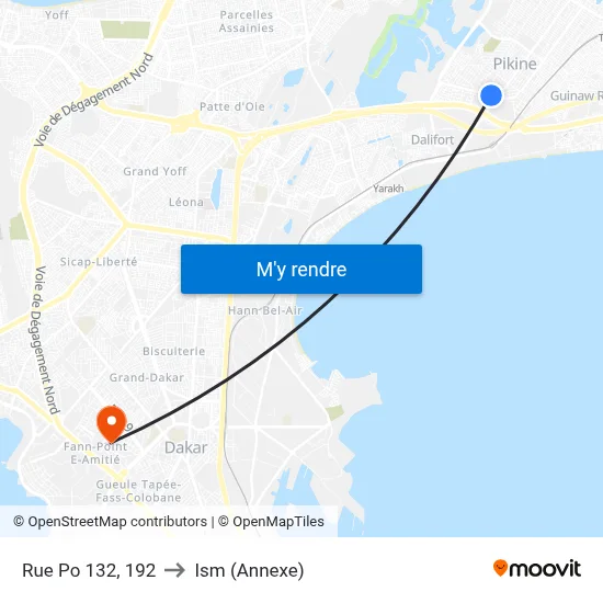 Rue Po 132, 192 to Ism (Annexe) map