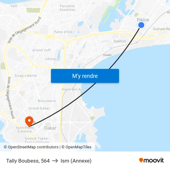 Tally Boubess, 564 to Ism (Annexe) map