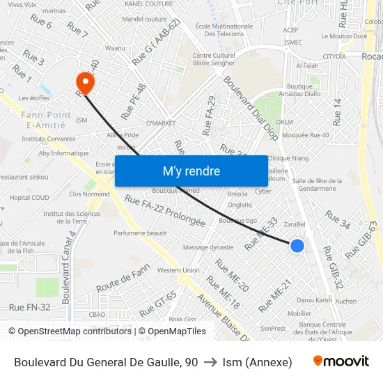 Boulevard Du General De Gaulle, 90 to Ism (Annexe) map