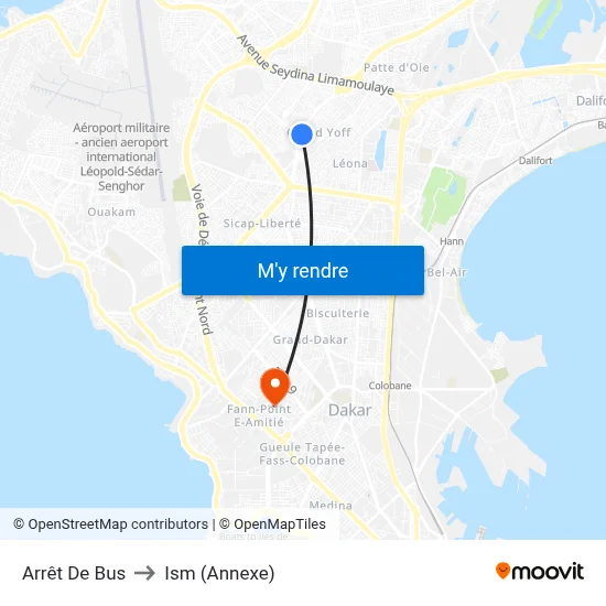 Arrêt De Bus to Ism (Annexe) map