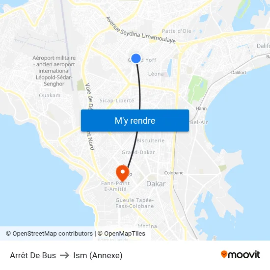 Arrêt De Bus to Ism (Annexe) map