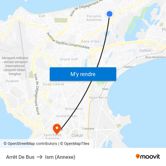 Arrêt De Bus to Ism (Annexe) map