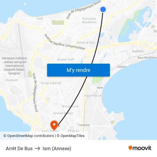 Arrêt De Bus to Ism (Annexe) map