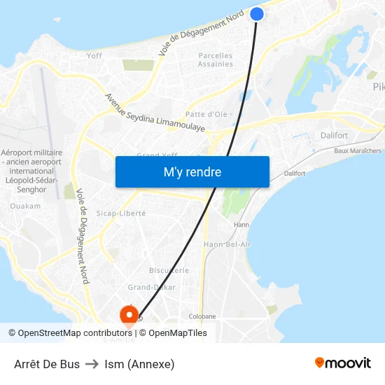 Arrêt De Bus to Ism (Annexe) map