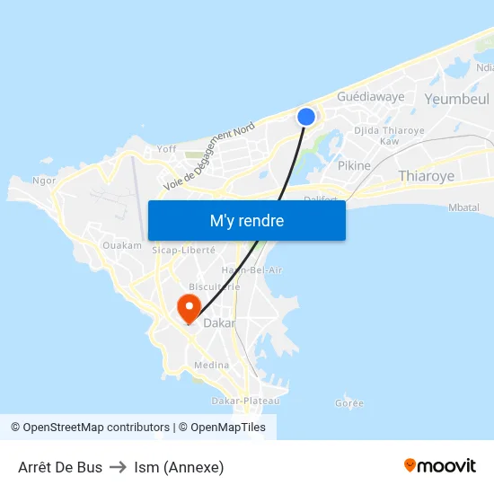 Arrêt De Bus to Ism (Annexe) map