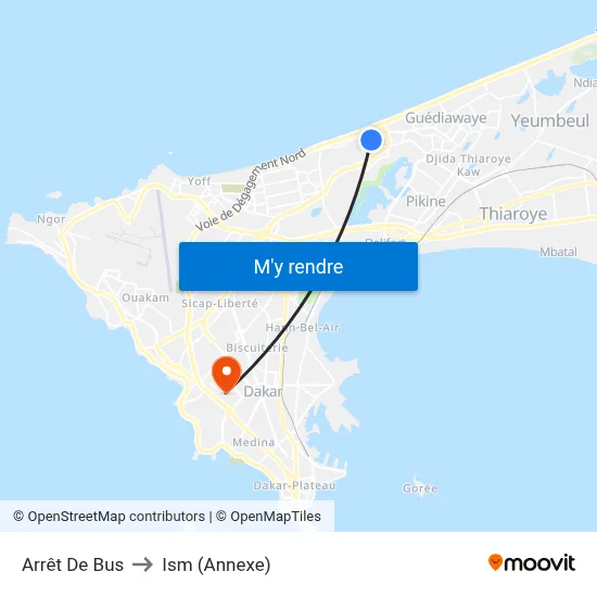 Arrêt De Bus to Ism (Annexe) map