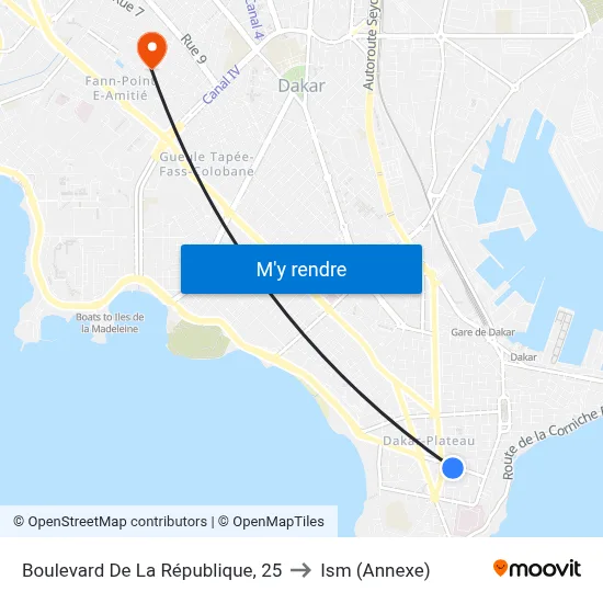 Boulevard De La République, 25 to Ism (Annexe) map
