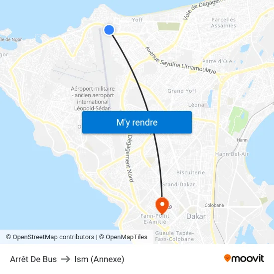 Arrêt De Bus to Ism (Annexe) map