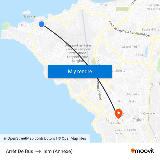 Arrêt De Bus to Ism (Annexe) map