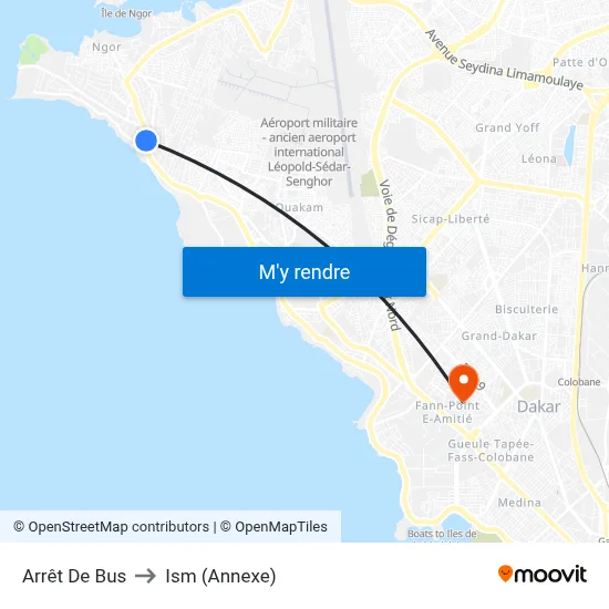 Arrêt De Bus to Ism (Annexe) map
