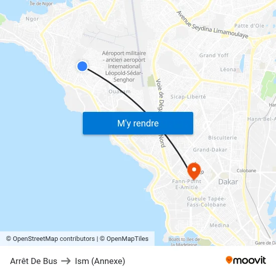 Arrêt De Bus to Ism (Annexe) map