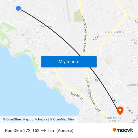 Rue Okm 272, 152 to Ism (Annexe) map