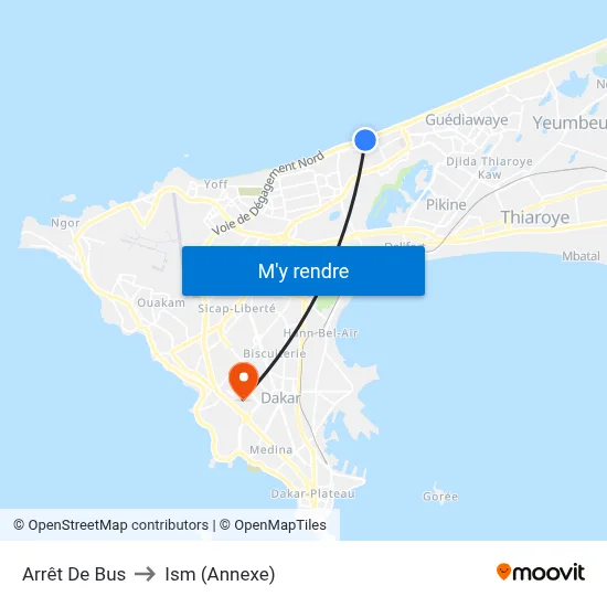 Arrêt De Bus to Ism (Annexe) map