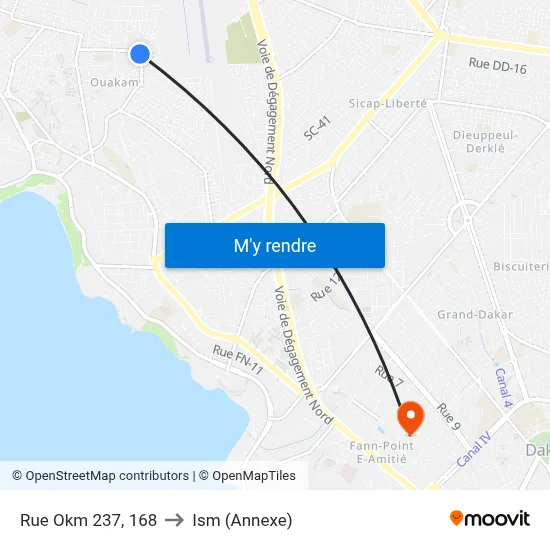 Rue Okm 237, 168 to Ism (Annexe) map