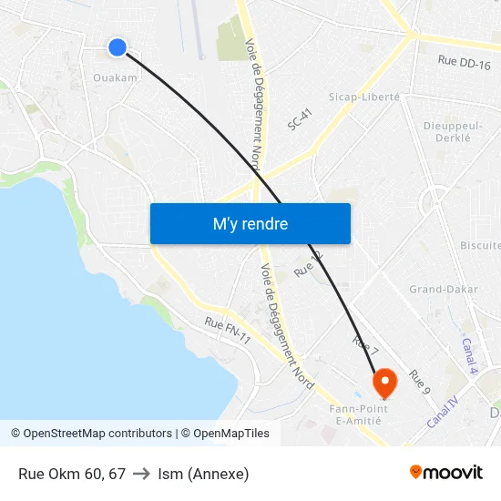 Rue Okm 60, 67 to Ism (Annexe) map