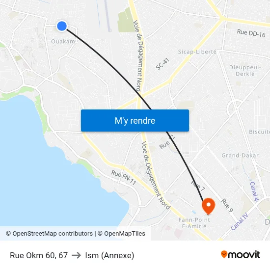 Rue Okm 60, 67 to Ism (Annexe) map