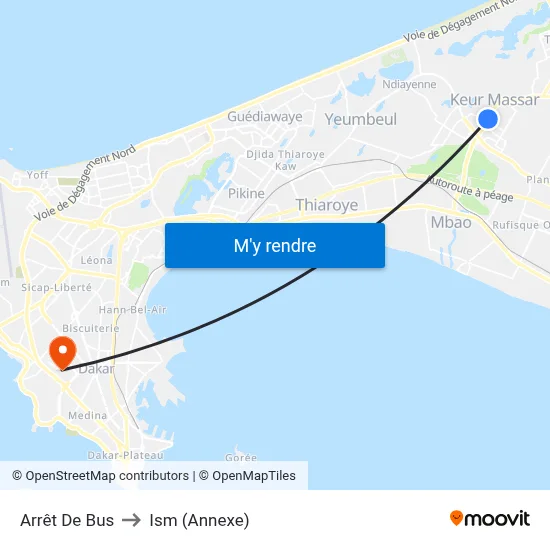 Arrêt De Bus to Ism (Annexe) map