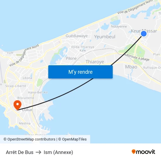 Arrêt De Bus to Ism (Annexe) map