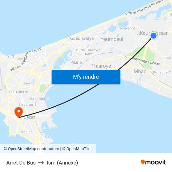 Arrêt De Bus to Ism (Annexe) map