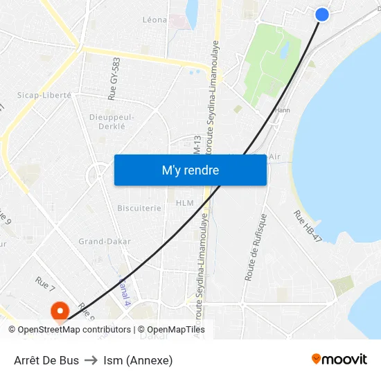 Arrêt De Bus to Ism (Annexe) map
