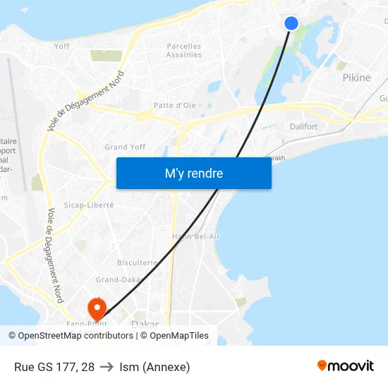 Rue GS 177, 28 to Ism (Annexe) map