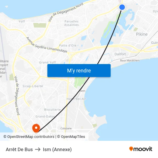 Arrêt De Bus to Ism (Annexe) map