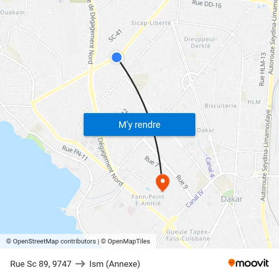 Rue Sc 89, 9747 to Ism (Annexe) map