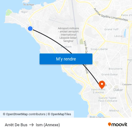 Arrêt De Bus to Ism (Annexe) map