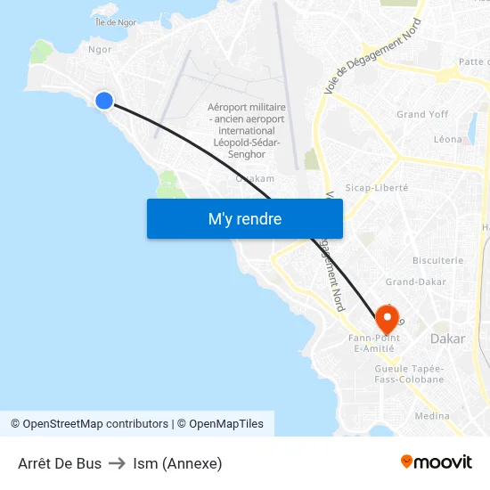 Arrêt De Bus to Ism (Annexe) map