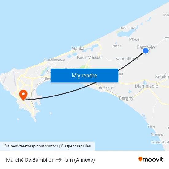 Marché De Bambilor to Ism (Annexe) map