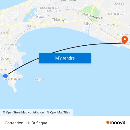 Correction to Rufisque map