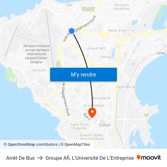 Arrêt De Bus to Groupe Afi, L'Université De L'Entreprise map