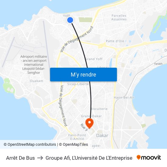 Arrêt De Bus to Groupe Afi, L'Université De L'Entreprise map