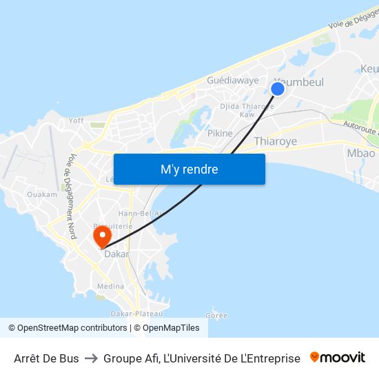 Arrêt De Bus to Groupe Afi, L'Université De L'Entreprise map