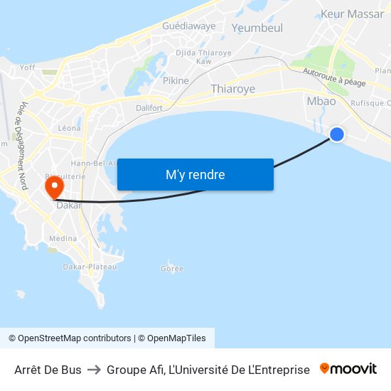 Arrêt De Bus to Groupe Afi, L'Université De L'Entreprise map