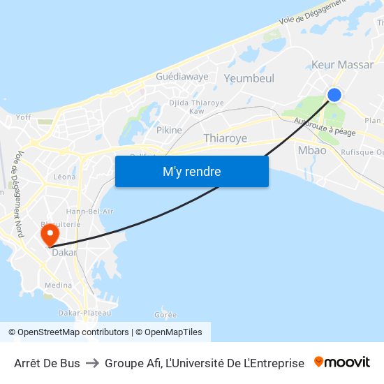 Arrêt De Bus to Groupe Afi, L'Université De L'Entreprise map