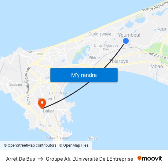 Arrêt De Bus to Groupe Afi, L'Université De L'Entreprise map